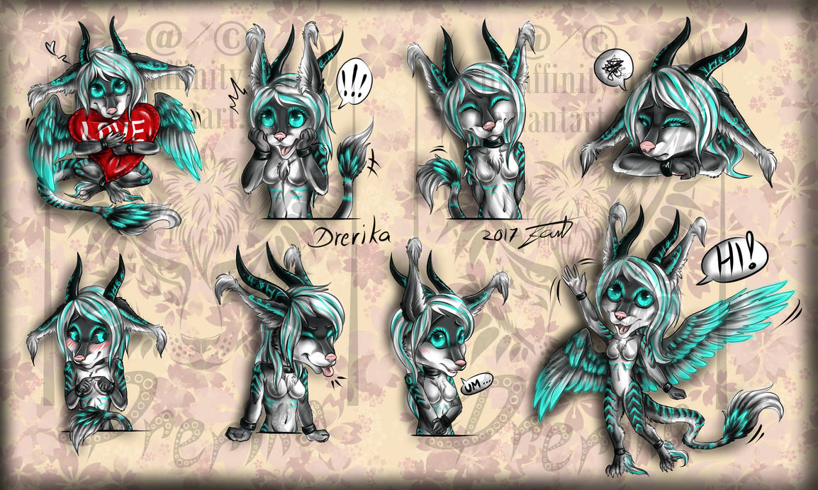 CM: Lunali telegram stickers by Drerika CM: Lunali telegram stickers by Drerika