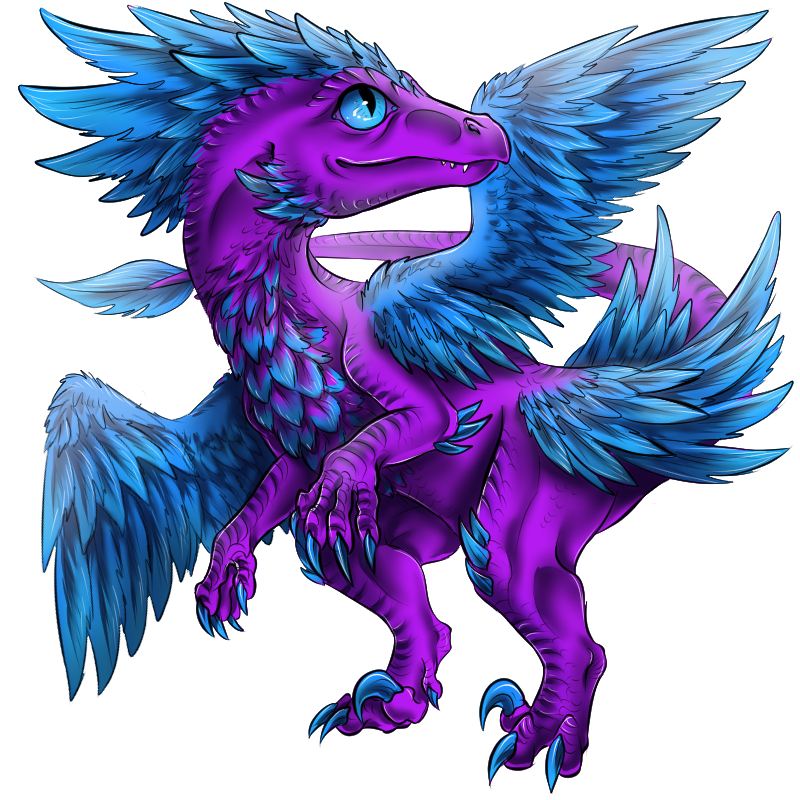 CM: Feathered raptor chibi by Drerika on DeviantArt