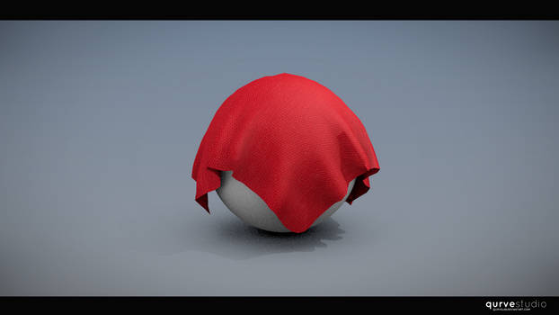 Red Cloth Over Ball