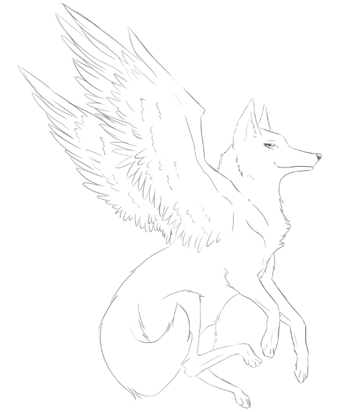 Winged Wolf