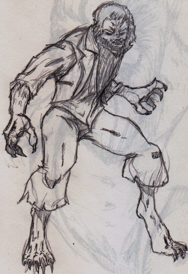 Sketch - Wolfman