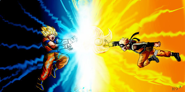 Commission - Naruto VS Goku by dannex009 on DeviantArt