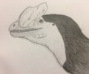 dilophosaurus pencil