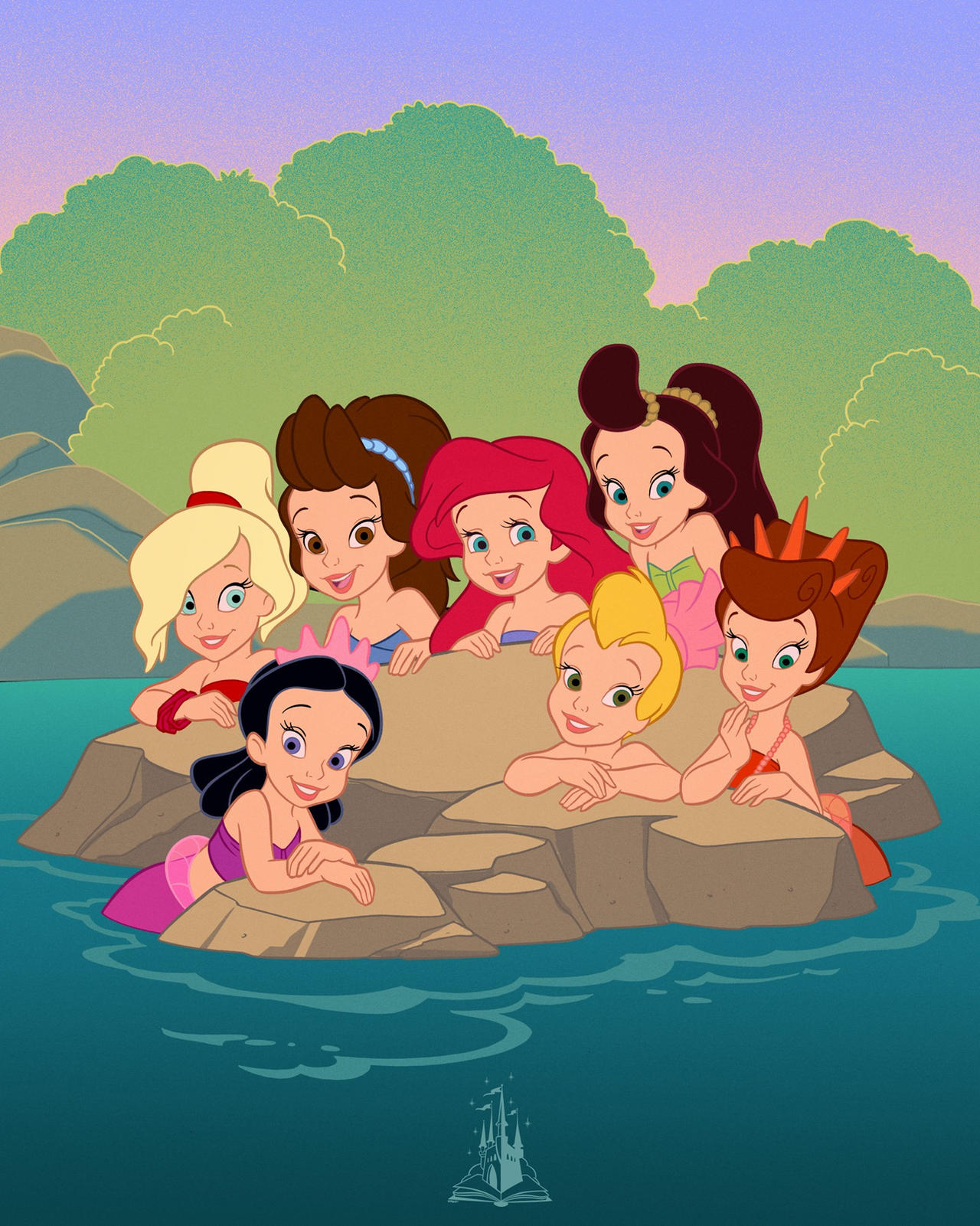Baby Ariel And Her Sisters By DannyTheGoodDeviant On DeviantArt baby-ariel-and-her-sisters-by-dannythegooddeviant-on-deviantart