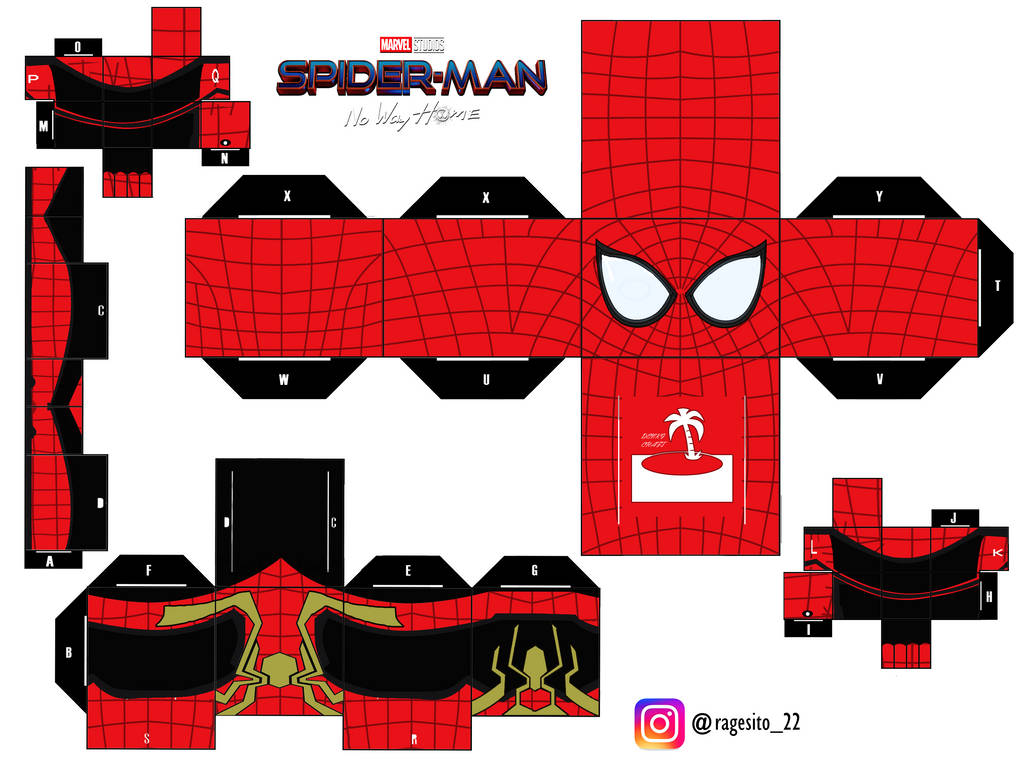 SpiderMan Integrated Suit Cubeecraft by jimyenriquez22 on DeviantArt