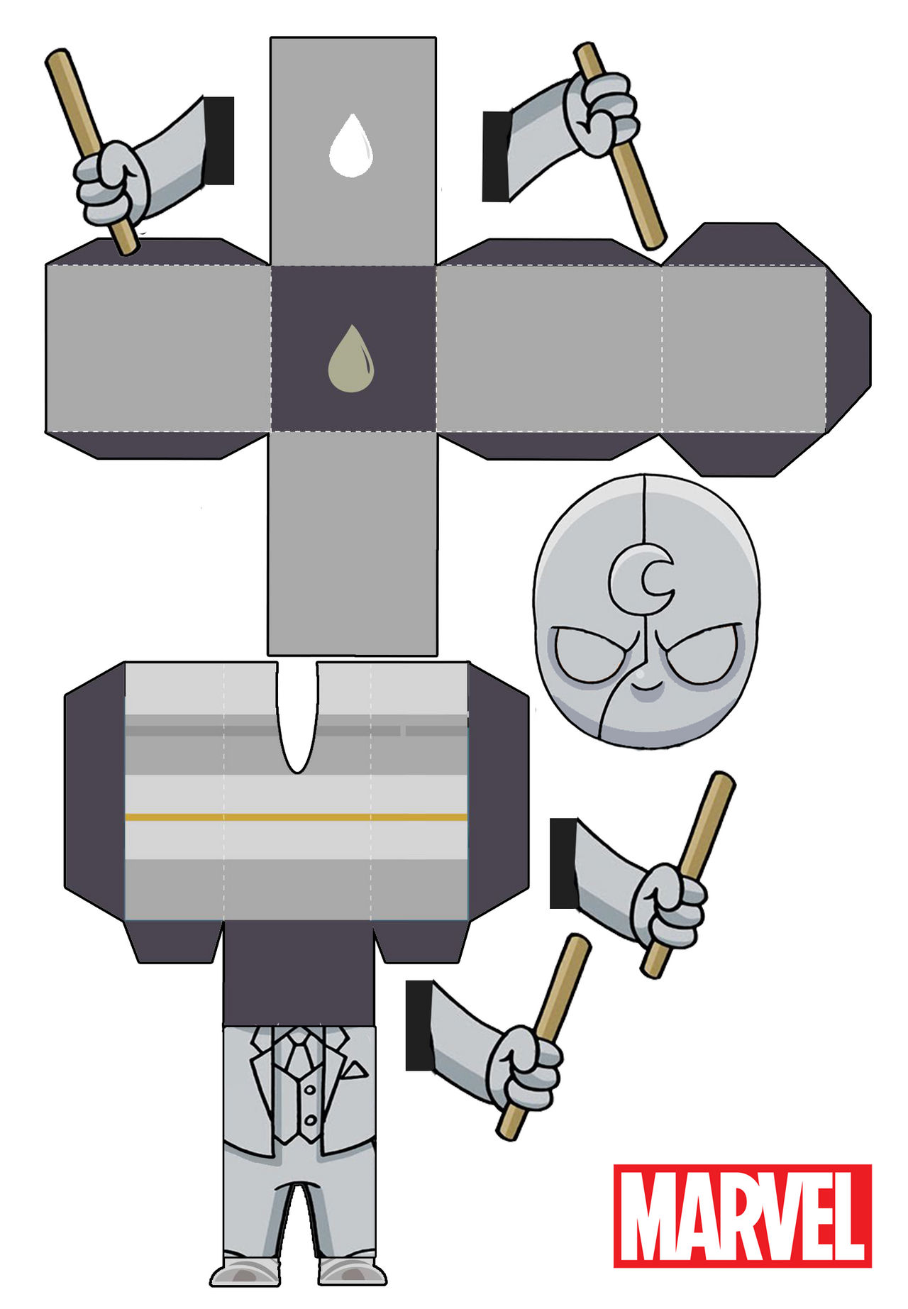 Mr Knight Papercraft by jimyenriquez22 on DeviantArt