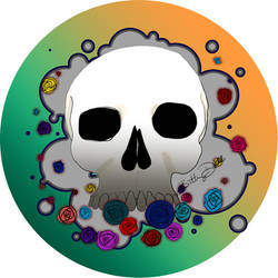 Skull Sticker