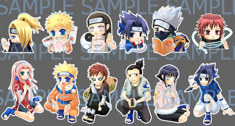 Naruto bookmark collection