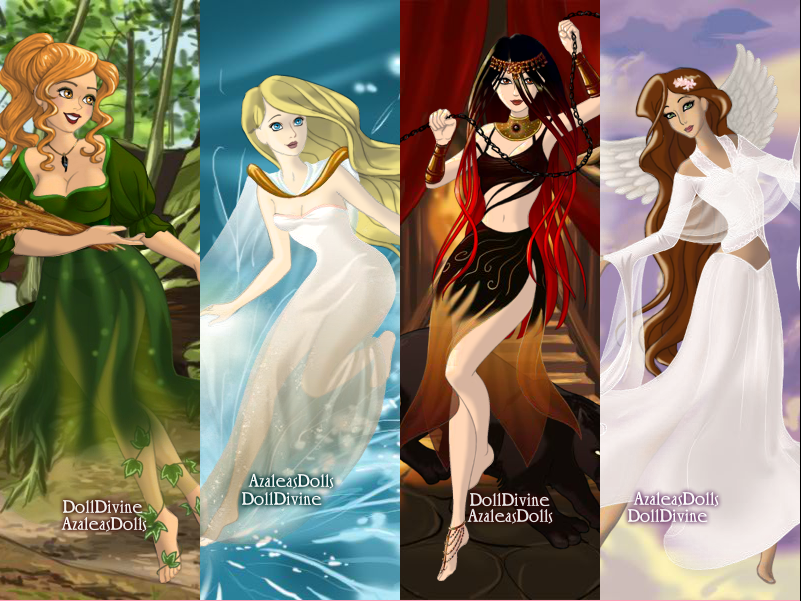 Four Elements - All Water by AzaleasDolls on DeviantArt