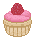 Raspberry Vanilla Cupcake