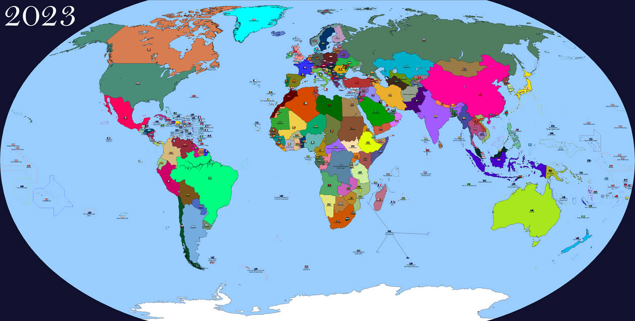 Map of the Current World (2023 AD) by Tob88 on DeviantArt