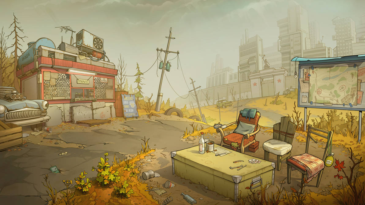 Post-apocalyptic game background #1 by scerg on DeviantArt