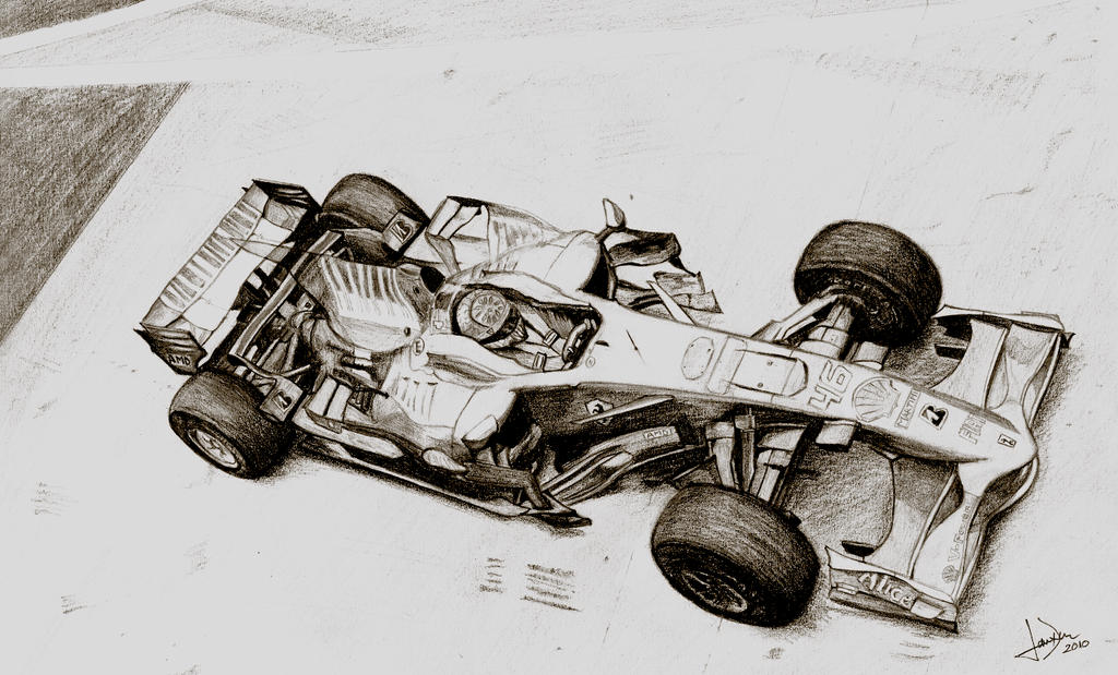 formula 1 drawing by xcaped on DeviantArt