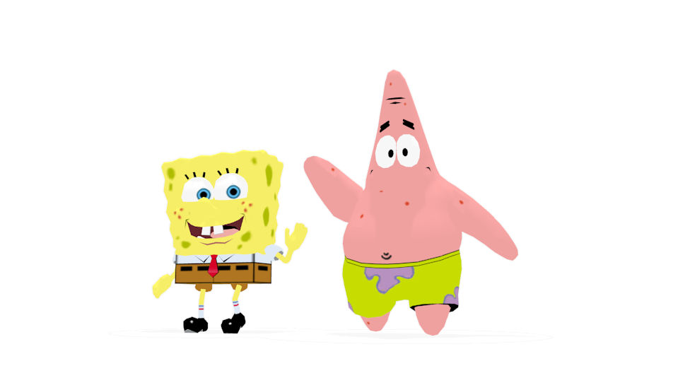 Spongebob Power Ranger Power Ranger Patrick SpongeBob and Patrick Render by Sponge3DGuy on DeviantArt