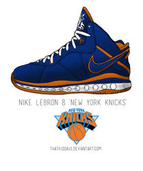 Nike LeBron 8 'New York Knicks'