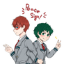 BnHA: Tododeku Peace Sign!