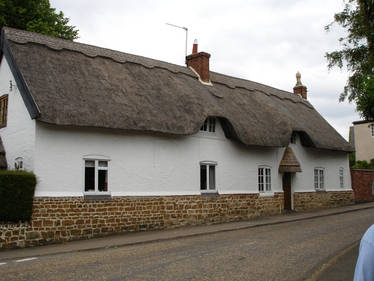 thatched house