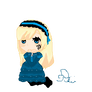 Chibi Hortense in Pixel Art