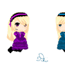 Violette and Hortense PixelArt