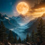 Mountain Moon Wallpaper Mobile