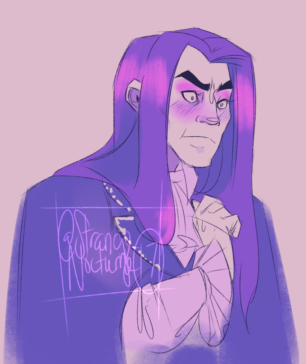 Goth Dad Flustered Goth Dad by StrangeNocturne on DeviantArt