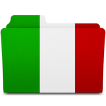 Italy Flag Folder