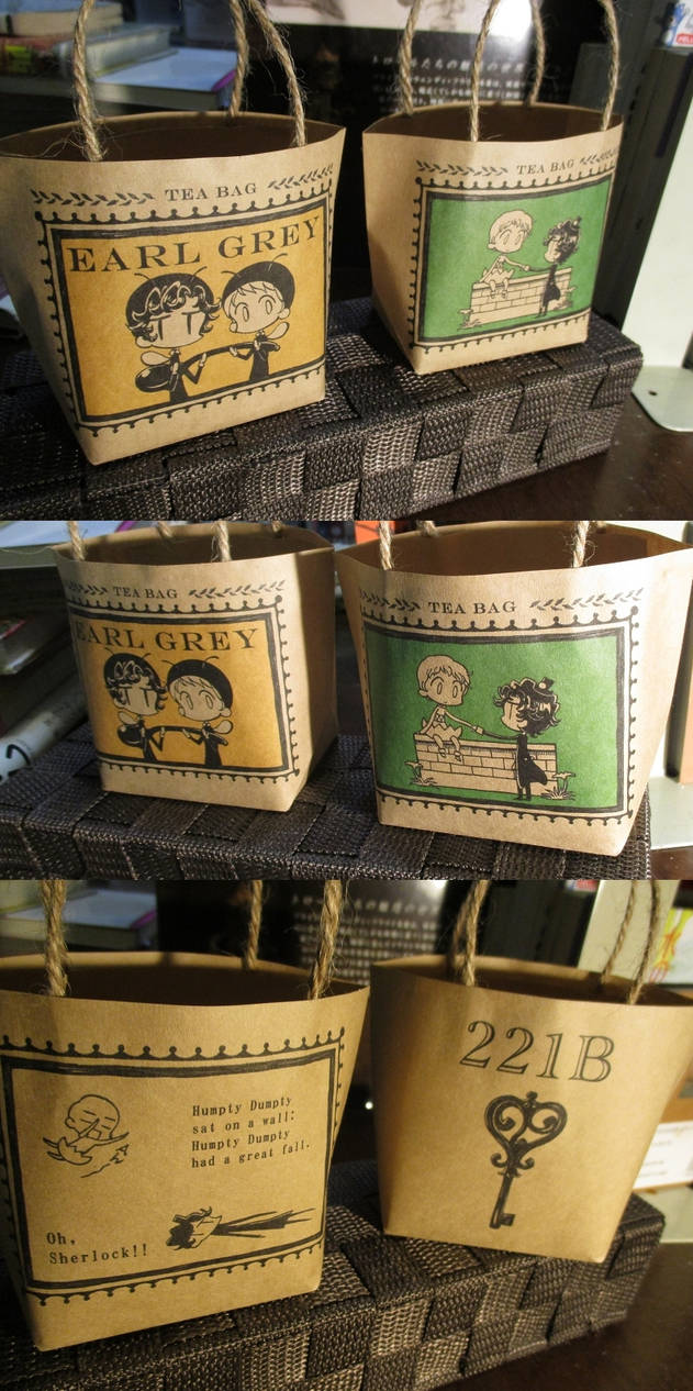 SHERLOCK and JOHN tea bag sack3 by daichikawacemi