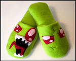Invader Zim Cozy Slippers by jloli