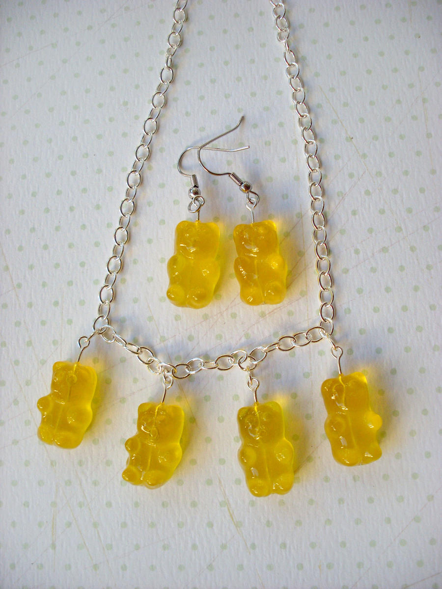 Yellow Gummy Jewelry