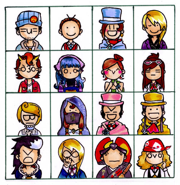 AJ-Emoticons -SPOILERS- by Himbeerschnee