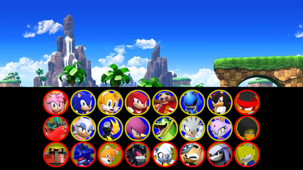 Sonic Fan Roster Sonic The Fighters 2 Full Roster by jessiepo1 on DeviantArt