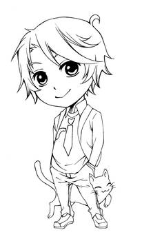 Amour Sucre 4 Plan de Vol - Chibi Nathaniel ink