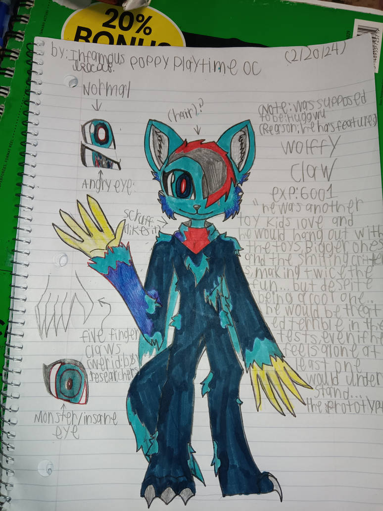 Project Playtime Oc First Poppy playtime oc! by Infam2023 on DeviantArt