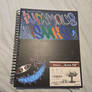 New sketch pad book(with art i did for the cover)