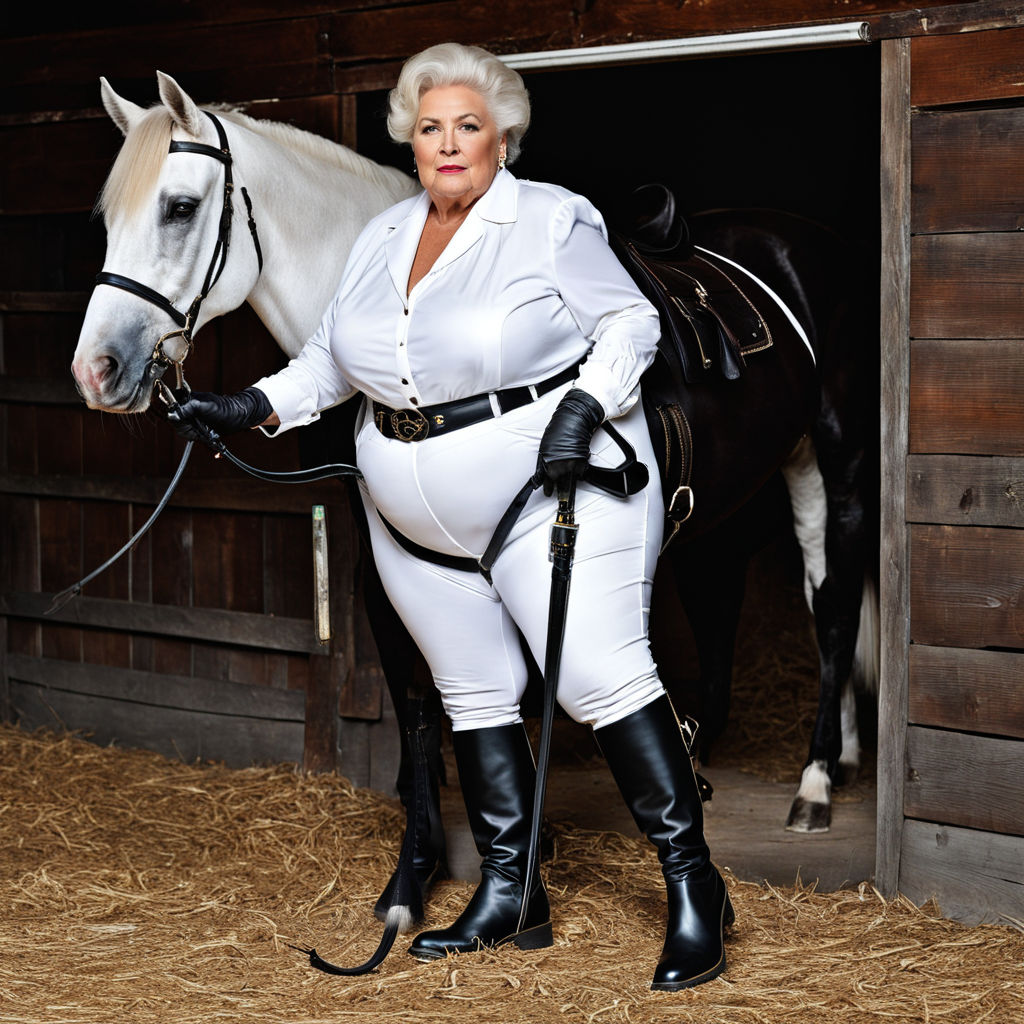 Garrotte Woman Deviantart Equestrian Granny by iguo on DeviantArt