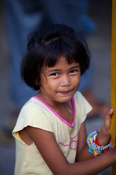 Thai Girl by the canal