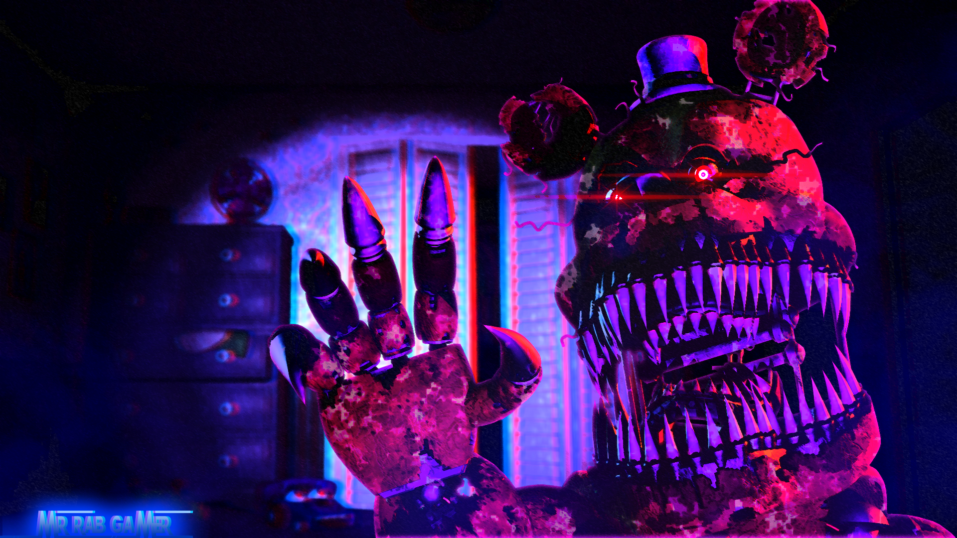 NightMare Chica From FNaF AR Blender Release! by mrrabgamer on