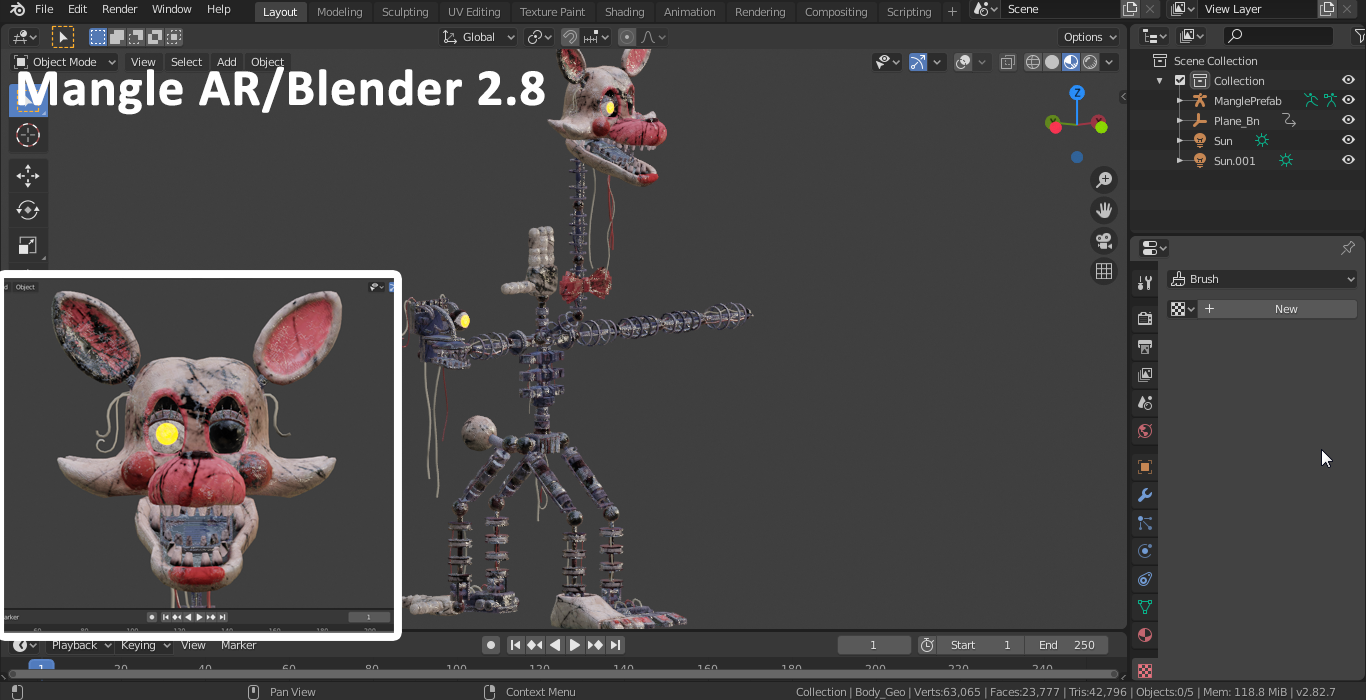 BUSTERS on X: FNAF 1 Retextures Pack Release! For BLENDER 3.2