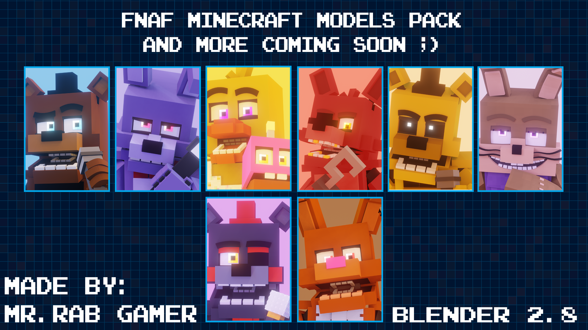 pack fnaf 3 ik (blender 2.8/2.9) release by mahyarmovie on DeviantArt