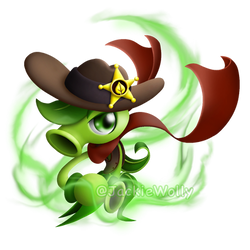 PvZ Hero FanMade: Sheriff Gatling Pea