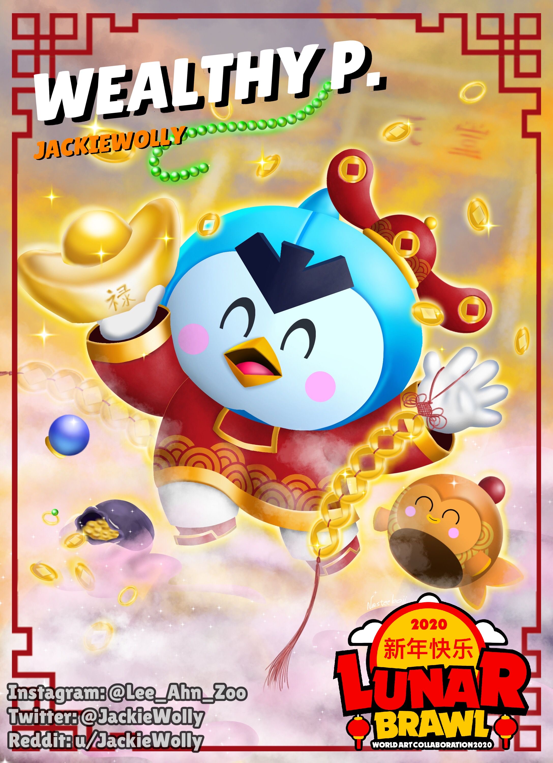 Brawl Stars World Collab Lunarbrawl2020 Wealthy P By Jackiewolly On Deviantart - vietnam qua brawl stars