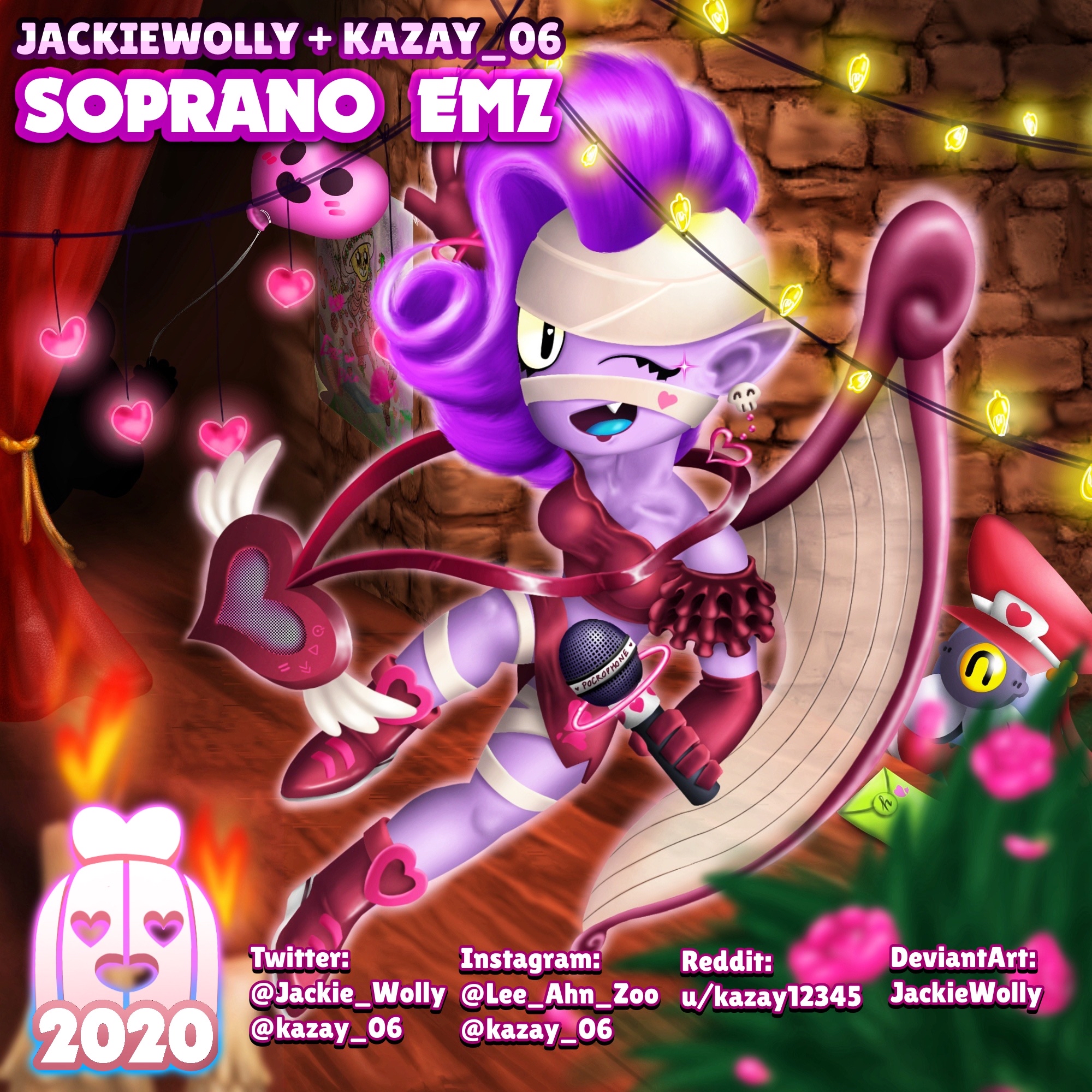 Brawl Stars Skin Idea Soprano Emz By Jackiewolly On Deviantart - brawl stars heroes ideas