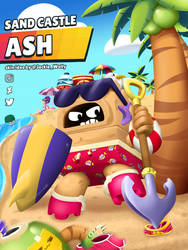 Brawl Stars Skin idea: Sand Castle Ash