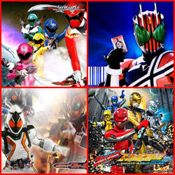 Sentai Rider Collage
