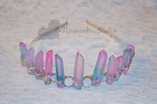 Cotton Candy Crystal Crown