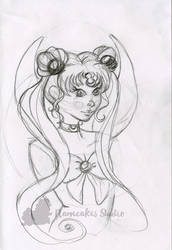 Sailor Moon warm up sketch