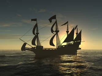 Galleon Silhouette