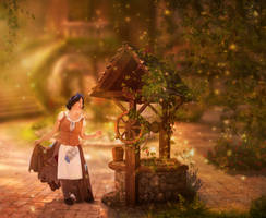 Snow White and the wishing well - Village costume