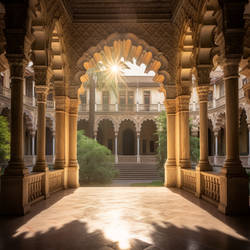 FREE STOCK Dorne / Alcazar Palace, Seville 1