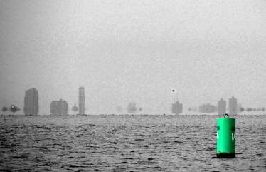 Manhattan from the sea